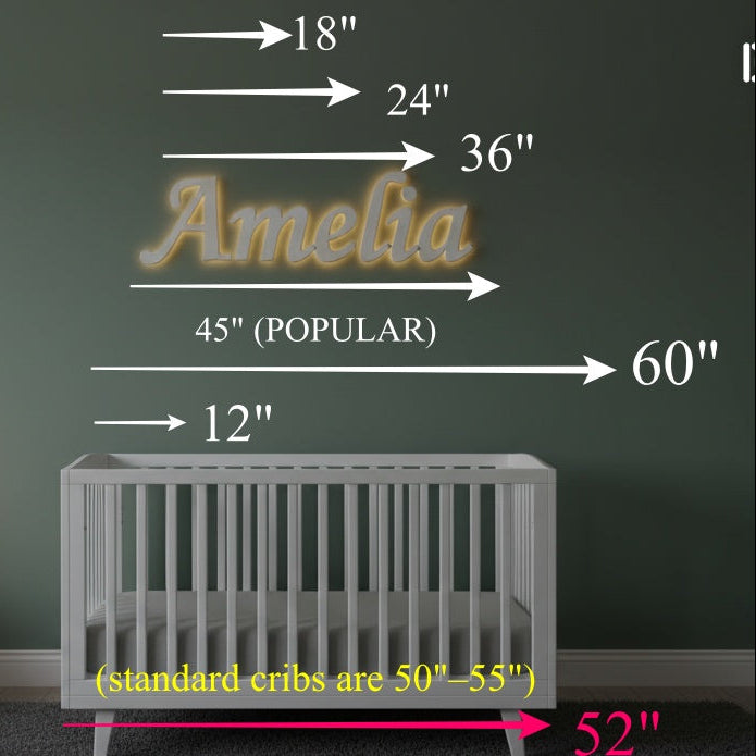 Personalized Wooden Name Sign | Custom Wall Letters