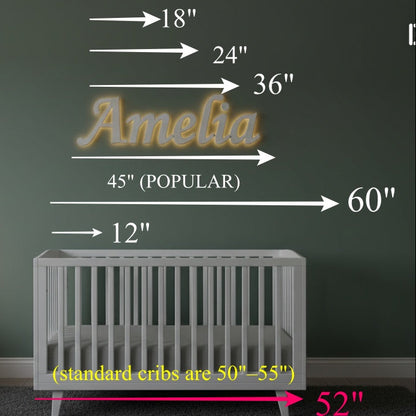 Personalized Wooden Name Sign | Custom Wall Letters